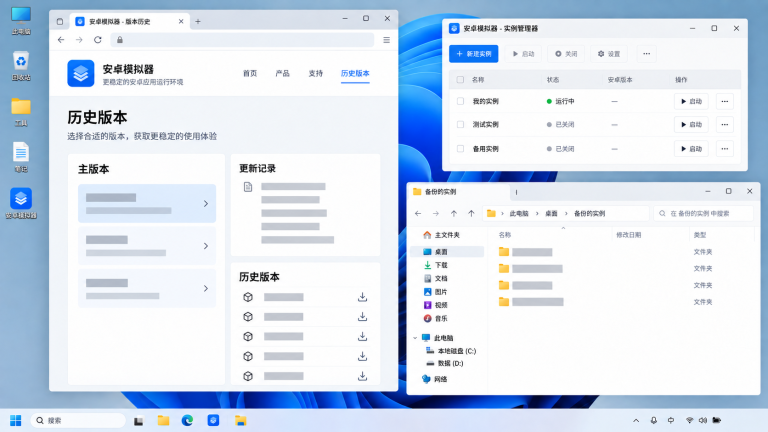 雷电模拟器历史版本怎么下载？先选主版本，再核对更新记录与回退风险